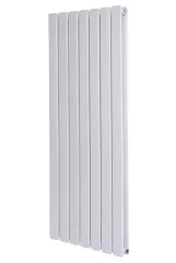 Вертикальний дизайнерський радіатор опалення ARTTIDESIGN Livorno II 7/1200/476/50 білий матовий